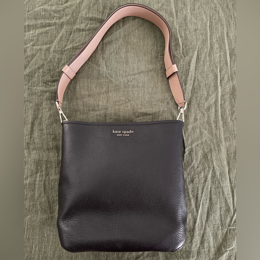 Kate Spade Leather Bucket Bag / Purse - Black NWT